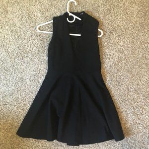 black keyhole dress